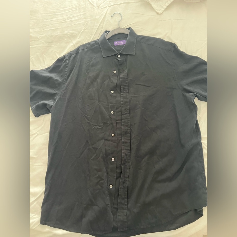 Ralph Lauren Classic Black Men's Shirt size L